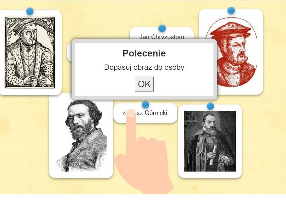 Pomysł na interaktywną lekcję – aplikacja pasujące