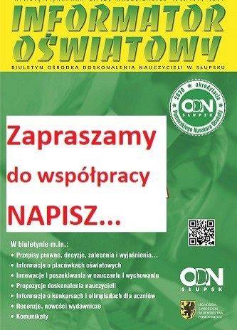 Napisz do "Informatora Oświatowego" - zapraszamy do współpracy