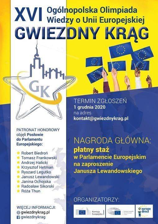 RUSZA XVI EDYCJA OLIMPIADY “GWIEZDNY KRĄG”!