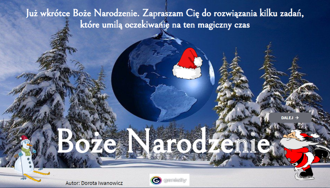 Boże Narodzenie - pokój zagadek