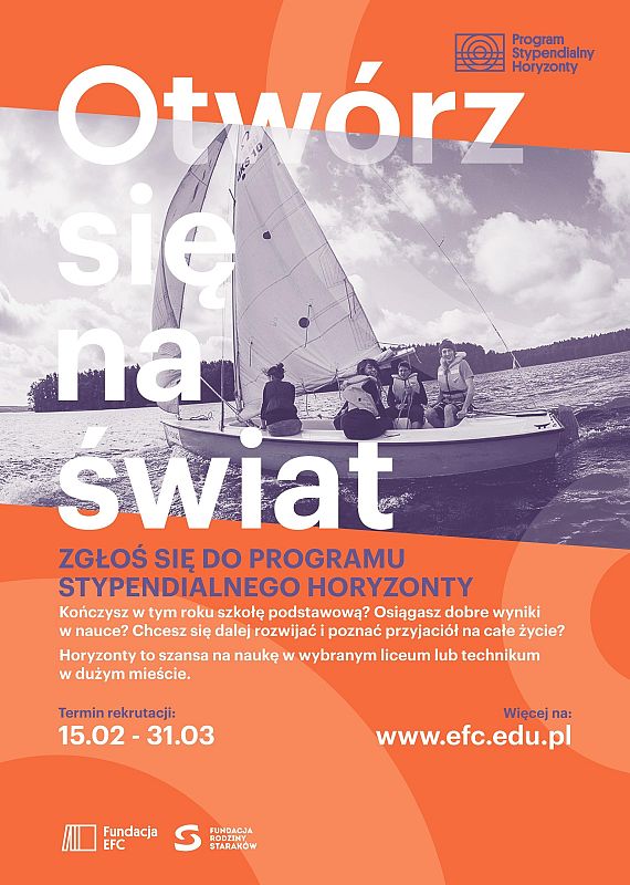 Trwa rekrutacja do Programu Stypendialnego Horyzonty na naukę w szkole średniej