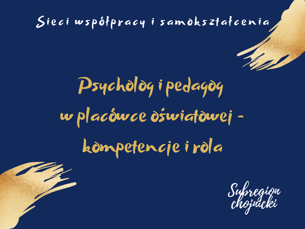 Sieć 18b: Psycholog i pedagog w placówce