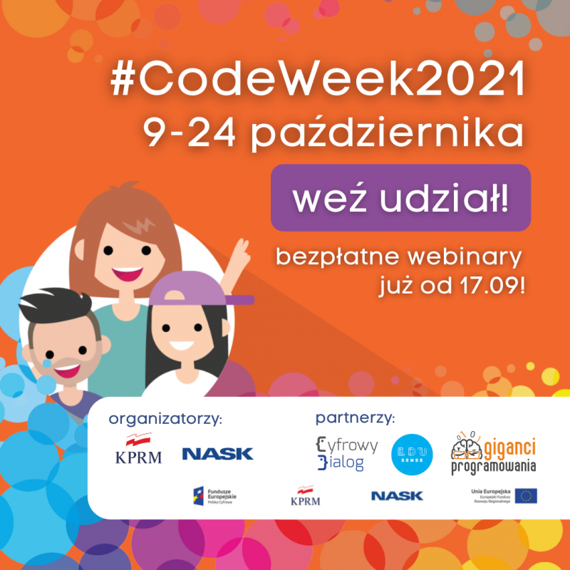 Europejski Tydzień Kodowania CodeWeek 2021