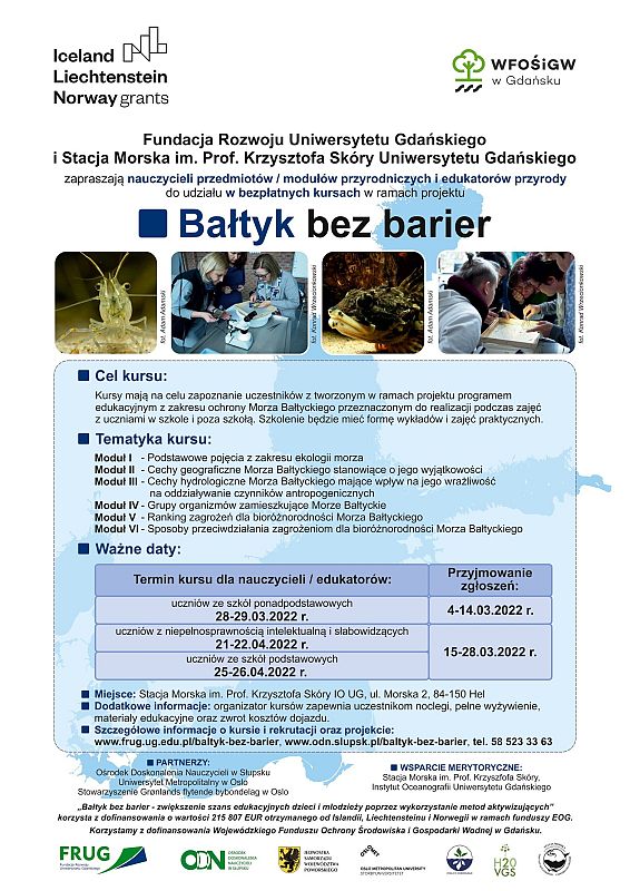 Warsztaty Bałtyk bez barier dla nauczycieli