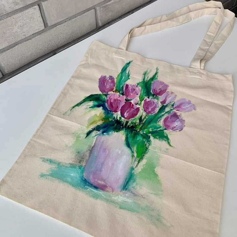 Wiosenne warsztaty rękodzieła - malowanie toreb