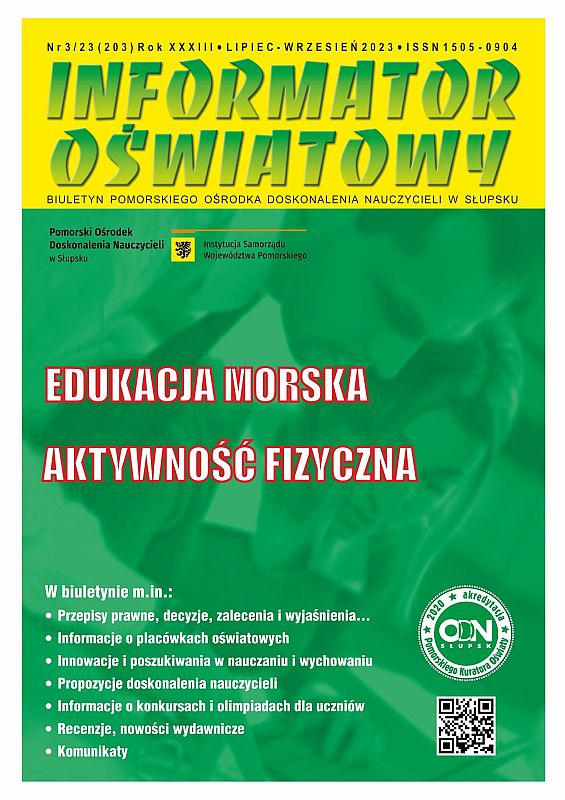 Nr 3/2023 (203) Edukacja morska; Aktywność fizyczna