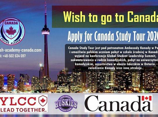 CANADA STUDY TOUR 2020