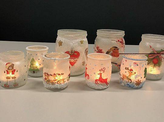 Warsztaty artystyczne – zimowe, szklane lampiony, bombki świąteczne