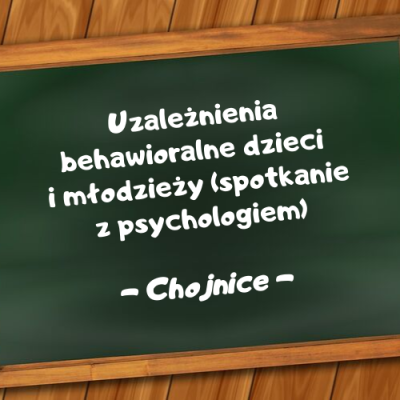 Uzależnienia behawioralne dzieci i młodzieży