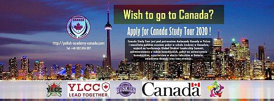 CANADA STUDY TOUR 2020