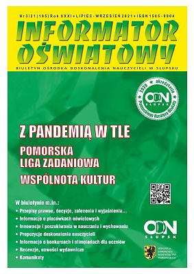 Nr 3/2021 (195) Pomorska Liga Zadaniowa; Wspólnota kultur