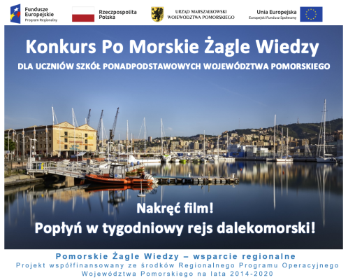 Konkurs Po Morskie Żagle Wiedzy - uczniowie szkół