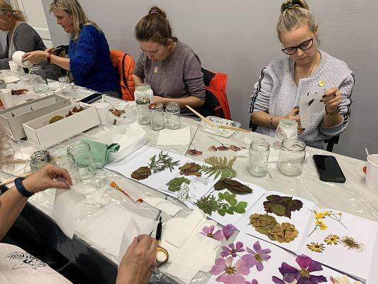 Szkolenie pn. ,,Pomysły na prace plastyczne z wykorzystaniem materiałów przyrodniczych”