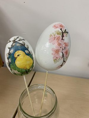 Wielkanocne warsztaty decoupage