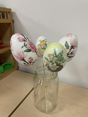 Wielkanocne warsztaty decoupage