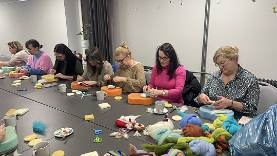 Szkolenie pt. ,,Wielokulturowe Święta Bożego Narodzenia. Warsztaty filcowania”