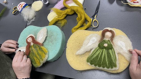 Szkolenie pt. ,,Wielokulturowe Święta Bożego Narodzenia. Warsztaty filcowania”